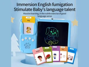 تخته دیجیتال آموزش نقاشی و نوشتن سخنگو Talking Flash Cards, Early Education Machine with LCD Writing Tablet for Toddlers