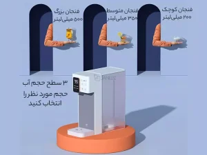 دستگاه آب گرم‌کن فوری رومیزی شیائومی Xiaomi Jimi A6 Instant Hot Water Dispenser Desktop Water Boiler