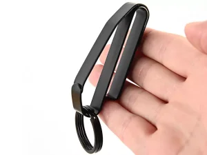 جاکلیدی کمری مردانه استیل ضد زنگ Stainless steel men&#39;s waist car keychain