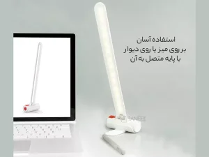 چراغ مسافرتی چندمنظوره تاشو شارژی تنظیم چند زاویه WYNK Rechargeable Folding LED Table Lamp Travel Lights