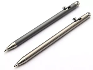 خودکار تیتانیومی قابل اتصال به جاکلیدی Creative pure titanium mini bolt pen EDC portable