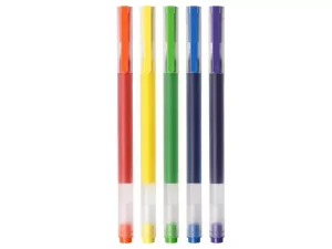 بسته 5 تایی خودکار شیائومی Xiaomi Mi mjzxb03wc jumbo Colourful pengel pens