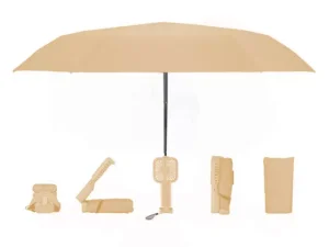 چتر بارانی و آفتابی دارای مینی پنکه شارژی Mini Fan Umbrella Product ST-200