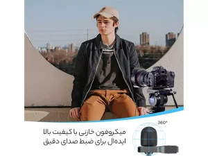 میکروفن یقه‌ای سیمی با جک 3.5 میلی‌متری بویا BY-M1S