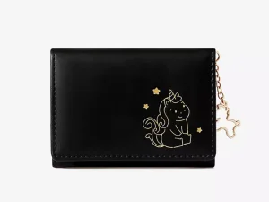 کیف پول زنانه فانتزی کوچک تائومیک میک TAOMICMIC Y8938 Cartoon Unicorn Anime Small Trifold Wallet