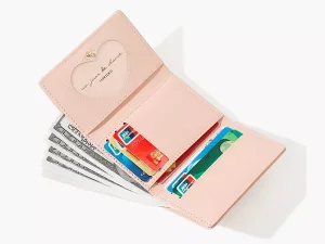 کیف پول فانتزی تاشو زنانه طرح گل تائومیک میک TAOMICMIC Y8074 Flower Cute Folding Wallet Tri-fold