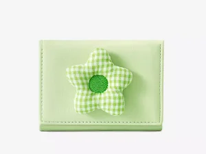 کیف پول فانتزی تاشو زنانه طرح گل تائومیک میک TAOMICMIC Y8074 Flower Cute Folding Wallet Tri-fold