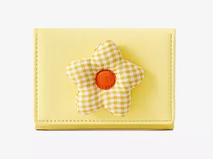 کیف پول فانتزی تاشو زنانه طرح گل تائومیک میک TAOMICMIC Y8074 Flower Cute Folding Wallet Tri-fold