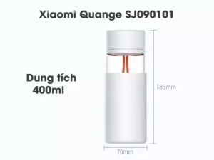 بطری آب و دم نوش قابل حمل 400 میلی‌لیتر شیائومی Xiaomi SJ090101 Glass Water Bottle 400ml