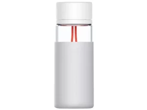 بطری آب و دم نوش قابل حمل 400 میلی‌لیتر شیائومی Xiaomi SJ090101 Glass Water Bottle 400ml