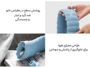 کیسه آب گرم U شکل شیائومی Xiaomi Youpin Jotun Judy U-Shaped Neck Heat Compress Silicone Hot Water Bag JJ-WD0040