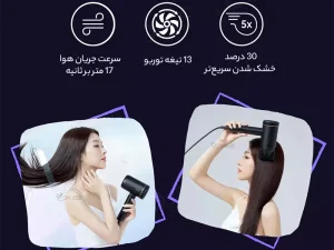 سشوار یون منفی شیائومی Xiaomi Showsee A8 Negative Ion Hair Dryer