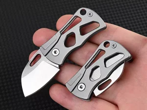 چاقو آنباکسینگ تاشوی قابل آویز به دسته کلید Self-Defense Knife Portable Keychain Unpacking Express Knife