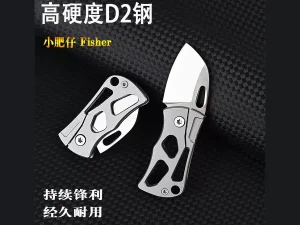 چاقو آنباکسینگ تاشوی قابل آویز به دسته کلید Self-Defense Knife Portable Keychain Unpacking Express Knife