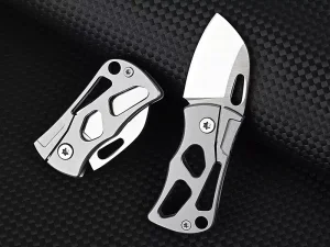 چاقو آنباکسینگ تاشوی قابل آویز به دسته کلید Self-Defense Knife Portable Keychain Unpacking Express Knife