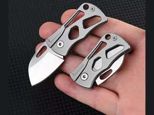 چاقو آنباکسینگ تاشوی قابل آویز به دسته کلید Self-Defense Knife Portable Keychain Unpacking Express Knife