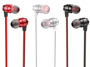 هندزفری سیمی با جک 3.5 میلیمتری هوکو Hoco Wired earphones 3.5mm M85 Platinum with mic