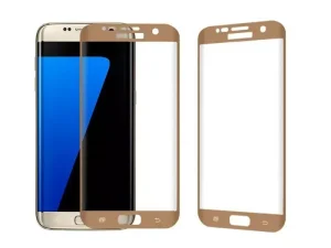 محافظ صفحه نمایش شیشه ای تمام صفحه سامسونگ Full Glass Screen Protector Samsung Galaxy S7 Edge