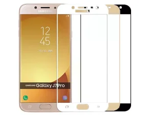 محافظ صفحه نمایش شیشه ای تمام صفحه سامسونگ Glass Samsung Galaxy J7 Pro