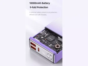 پاوربانک شارژ سریع تایپ سی و یو اس بی 20 وات 10000 یوسامز Usams US-CD192 PD20W 10000mAh Fast Charging Power Bank