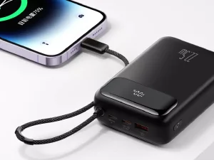 پاور بانک تایپ سی و یو اس بی 22.5 وات 20000 همراه با کابل لایتنینگ مک دودو Mcdodo MC-371 Power Bank 20000mAh 22.5W