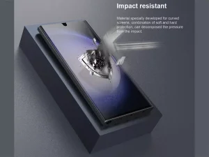 محافظ صفحه نمایش سامسونگ گلگسی اس 24 اولترا نیلکین Nillkin Impact Resistant Curved Film Samsung Galaxy S24 Ultra