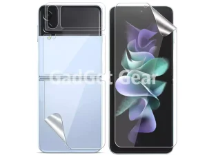 گلس و برچسب نانو سامسونگ گلکسی زد فیلیپ 4 Samsung Galaxy Z Flip 4 Unbreakable Membrane Full Cover Side Film