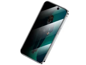 گلس حریم شخصی آیفون 14 پلاس گرین Green iPhone 14 Plus 3D Elegant Privacy Glass