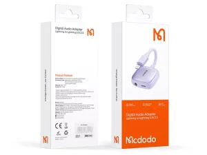 مبدل لایتنینگ به لایتنینگ و جک 3.5 میلی متری مک‌دودو Mcdodo CA-2740 Lightning to Lightning and 3.5mm Audio Cable