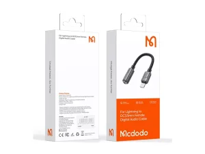 تبدیل لایتنینگ به جک 3.5 میلی متری مک دودو Mcdodo CA-501 Lightning to AUX 11cm