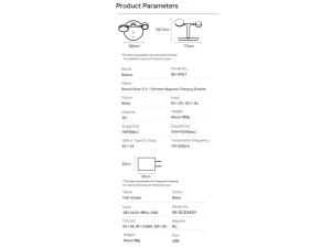 شارژر بی سیم مگنتی رومیزی آیفون 20 وات و پایه نگهدارنده موبایل 3 در 1 بیسوس Baseus Swan 3-in-1 Wireless Magnetic Charging Bracket 20W WXTE000001