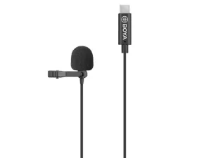 میکروفون یقه ای سیمی تایپ سی بویا BOYA BY-M3-OA Microphone