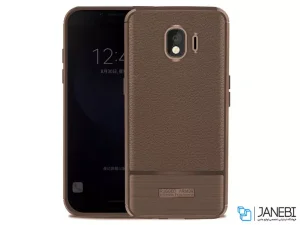 قاب ژله ای طرح چرم سامسونگ Becation Ruged Armor Case Samsung Galaxy J4 2018