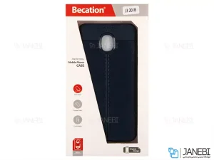 قاب ژله ای طرح چرم سامسونگ Becation Auto Focus Case Samsung Galaxy J3 2018