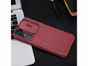 کیف چرمی نیلکین سامسونگ Nillkin Samsung Galaxy S22 Qin Pro leather case