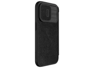 کیف کلاسوری آیفون 15 پرو نیلکین Nillkin Apple iPhone 15 Pro Qin Pro leather case