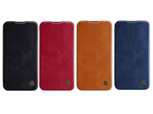 کیف آیفون 14 نیلکین Nillkin Apple iPhone 14/13 Qin Pro Leather Case