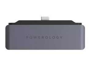 هاب تایپ سی پاورولوژی Powerology 4 in 1 USB-C Hub P41PACHGY