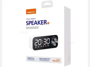 اسپیکر بلوتوث همراه با ساعت آلارم دار رسی Recci Clock Bluetooth Wireless Speaker RSK-W11