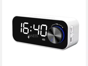 اسپیکر بلوتوث همراه با ساعت آلارم دار رسی Recci Clock Bluetooth Wireless Speaker RSK-W11