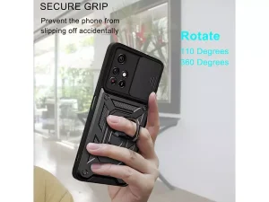 قاب محافظ لنز و حلقه دار شیائومی Xiaomi Redmi Note 11 Pro China Slide Camera &amp; Ring Holder Stand Case