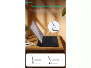 کاور کیبورددار مگنتی هوشمند آیپد 12.9 اینچ کوتسی Coteci Magic Keyboard Ipad 12.9 64013