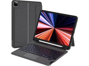 کاور کیبورددار مگنتی آیپد 12.9 اینچ کوتتسی Coteetci Magnetice Sphit Keyboard Lither Case Ipad 12.9 64009