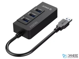 هاب اترنت و یو اس بی اوریکو Orico USB3.0 Gigabit Ethernet Adapter HR01-U3