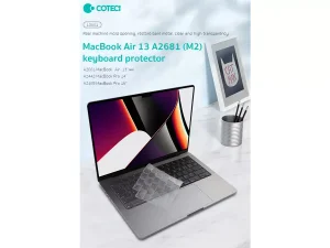 کاور صفحه کلید مک بوک پرو 13 اینچ و مک بوک پرو 16 اینچ کوتتسی Coteetci Keyboard skin Macbook PRO 13/16&#39;&#39; MB1036