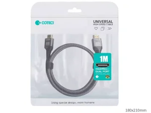 کابل دو سر اچ دی ام آی 3 متری کوتتسی Coteetci dual HDMI video cable 87107