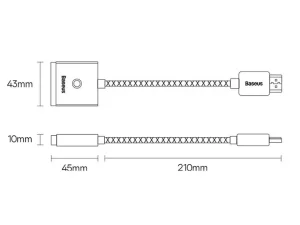 کابل اچ دی ام آی به وی جی آ بیسوس Baseus WKQX010001 Lite Series Adapter HDMI To VGA