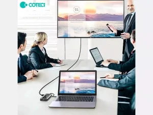 هاب 10 پورت تایپ سی کوتسی Coteci 10 in1 Multifunctional Docking Station 16013