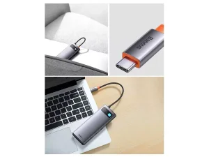 هاب تایپ‌ سی 6 پورت فلزی بیسوس Baseus USB-C Metal Gleam Starjoy Series 6-in-1 Hub WKWG030213