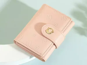 کیف پول کوچک تاشو با بندینک دکمه دار تائومیک میک Taomicmic Y8395 Women&#39;s Wallet PU Leather Wallet